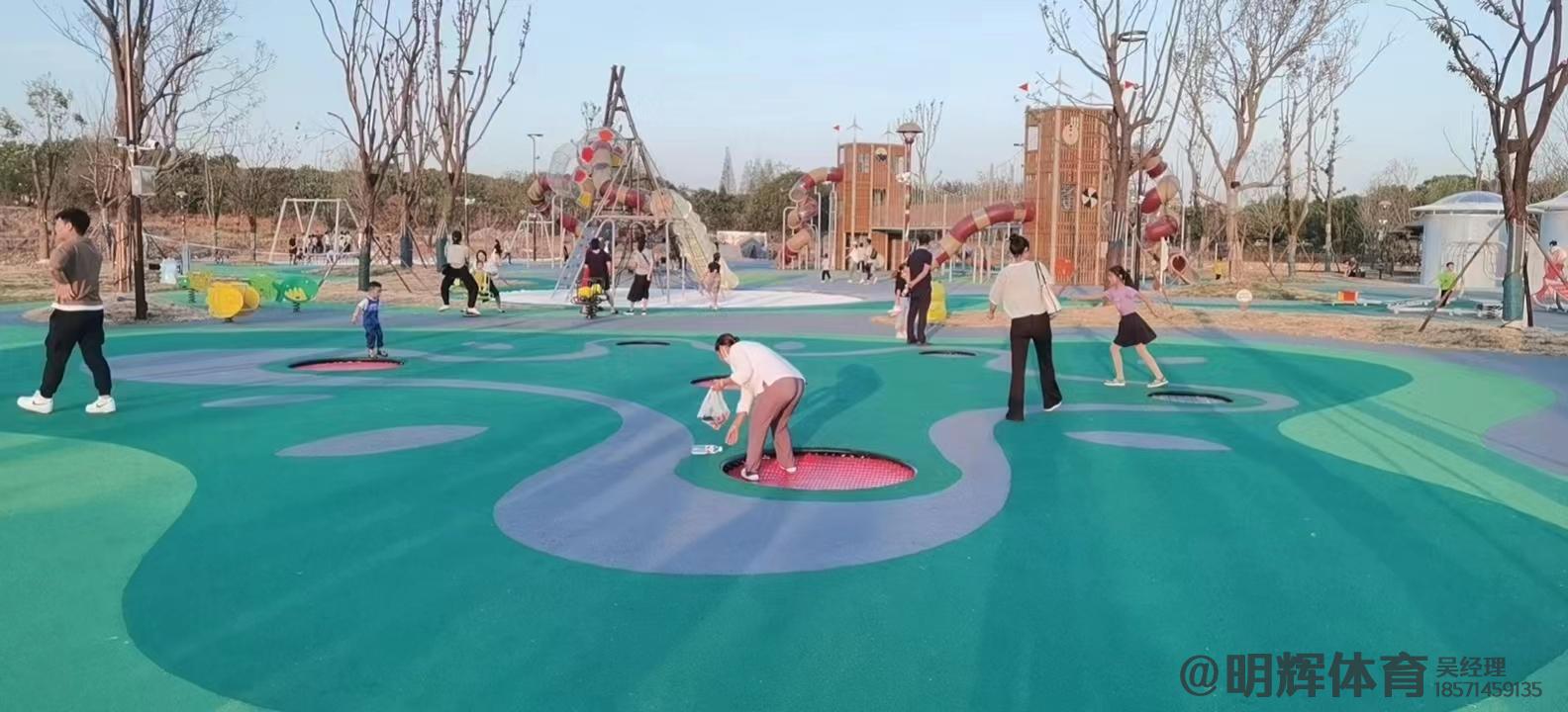 漳州公园跑道是用什么材料做成的